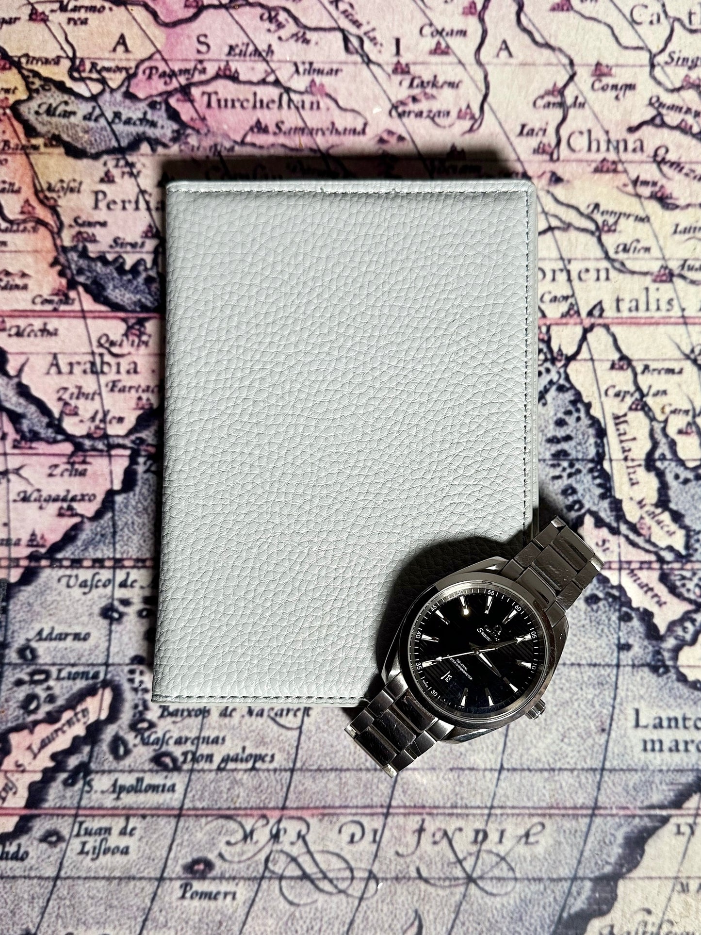 Glacier Grey Passport Holder