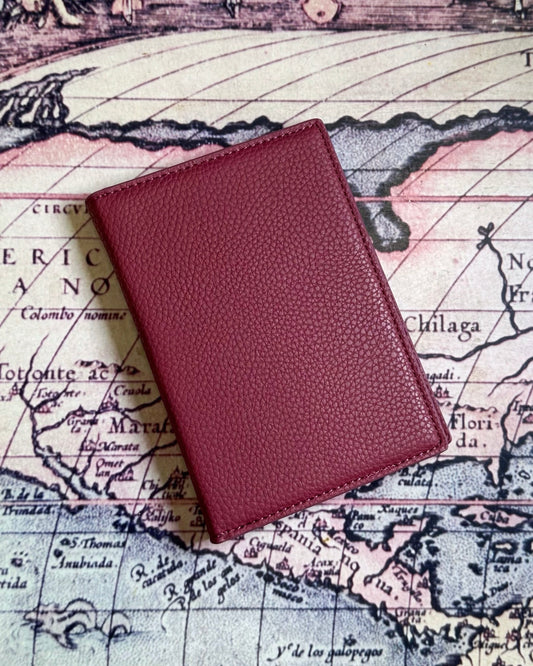 Granada Red Passport Holder 