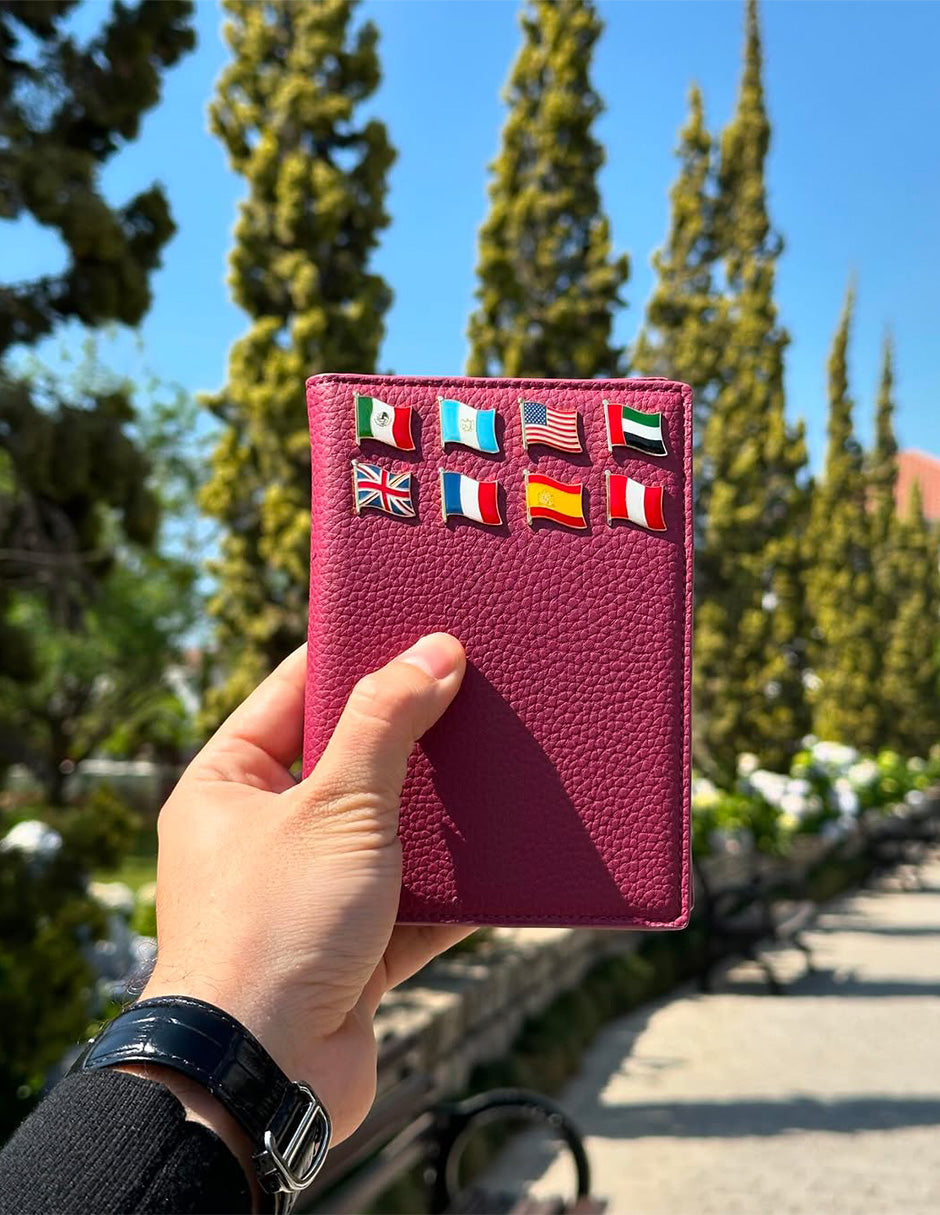 Granada Red Passport Holder 