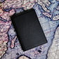 Black passport holder