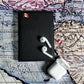 Black passport holder